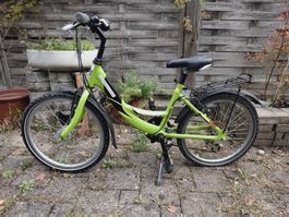 Occasion Kindervelo, Marke Mustang, grün