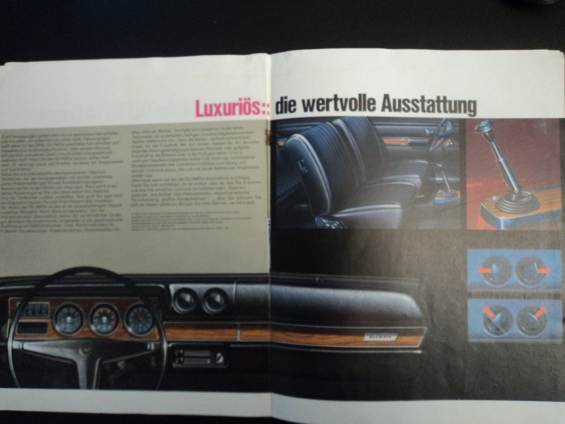 Opel Documenti: Prospekt Opel Olympia 1968 wunderschön alt – Usato da Schwarzenburg venduto da modelCARama 4