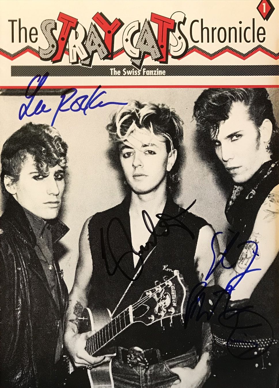 Autografi: Stray Cats Brian Setzer Autogramm signiert Programm 20x30cm – Usato da Bischofszell venduto da Gottselig