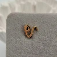 Einzel-Ohrstecker Sternzeichen Löwe, Gold 750 /18Karat