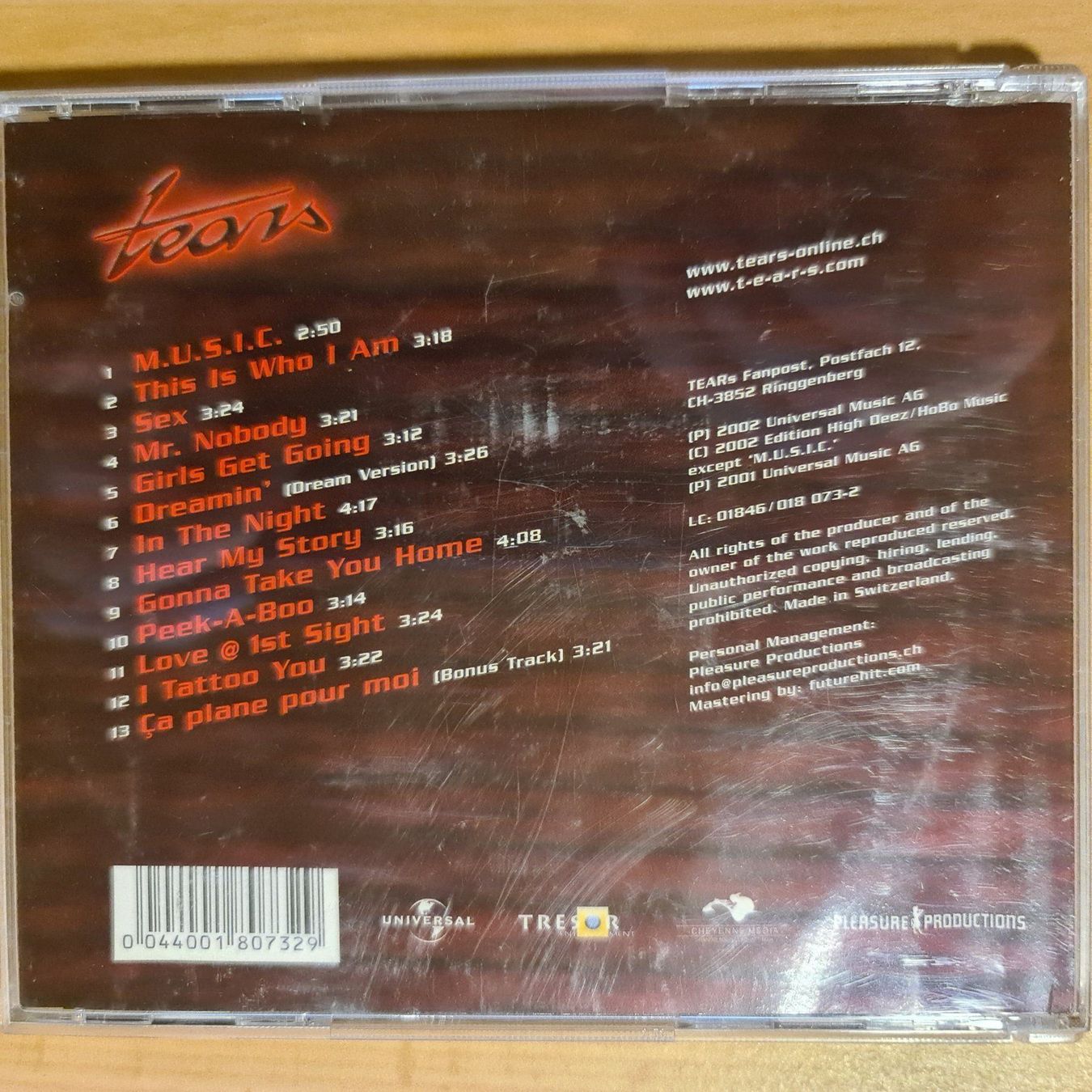 CD: CD Tears en rouge – Usato da Dintikon venduto da Vexi 1