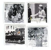 Briefmarken "Königin Elisabeth II." Gibraltar.