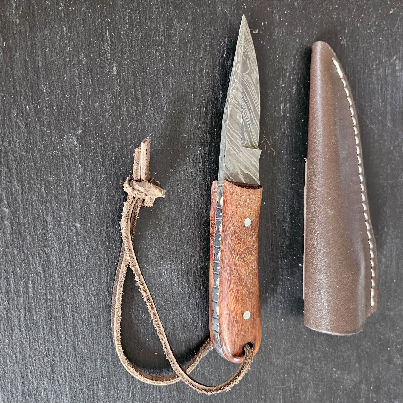 Accessori: Jagdmesser - Damaststahl – Nuovo (secondo la descrizione) da Weisslingen venduto da PfeilBogenMesser 1