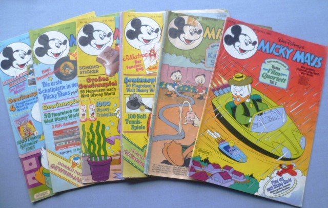 Fumetti: Micky Maus, Comic - Hefte, Sammlung ab 1981 – Usato da Effretikon venduto da Heimstudio 5