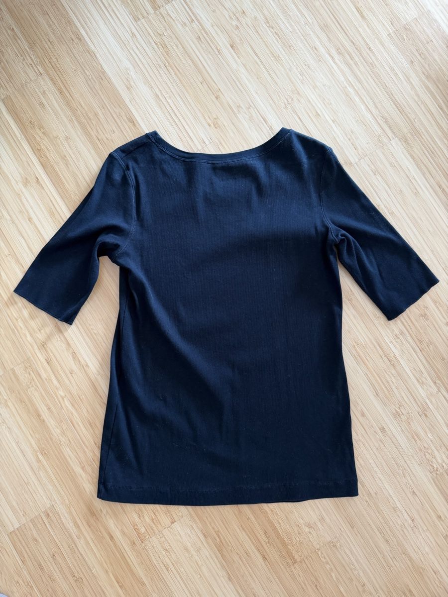 Marc Cain T-shirts: Marc Cain, Basic-Shirt, Schwarz, Gr. N5 – Neuf (Voir description) à Gonten par dianno 1