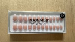 Doonails Soft Gel Press Ons – Short Round - Baby Boomer