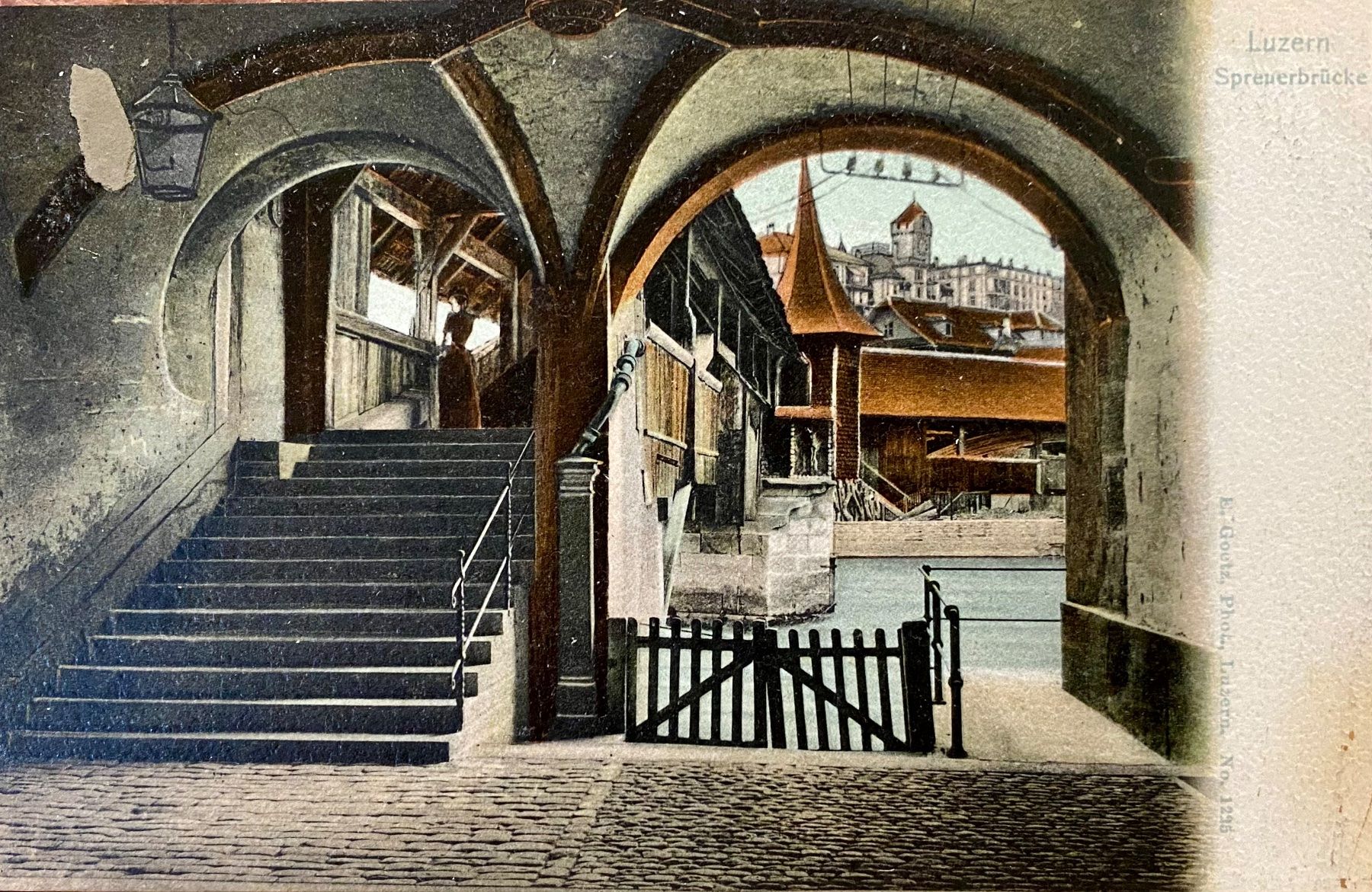 Cartoline postali: Luzern Spreuerbrücke – Usato da Root venduto da ENGLAND-TREASURES 1