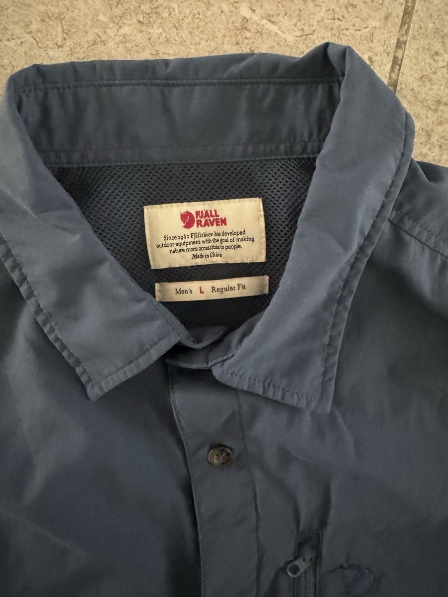 Camicie: Fjällräven Hemd Grösse L Regular Fit Herren blau – Nuovo (secondo la descrizione) da Zürich venduto da Loco028
