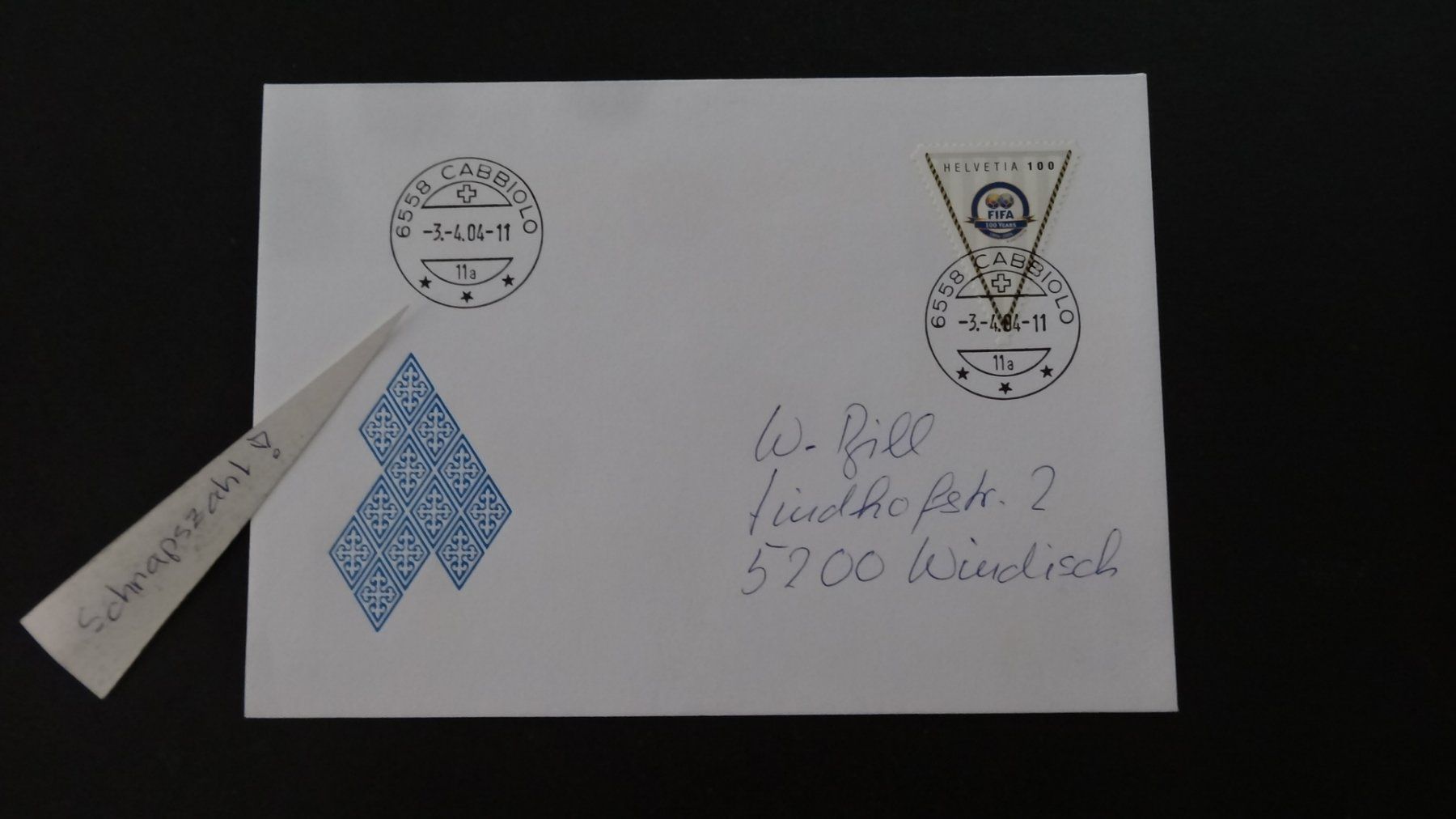 Alle Briefmarken: CABBIOLO/GR Letzttag !!  3.4.04   44 – Gebraucht aus Anwil von zuggi57