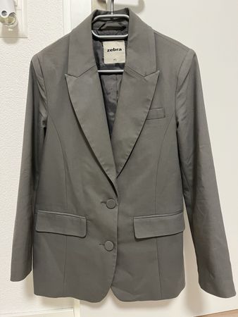 Blazer oversized dunkelgrau XS neu