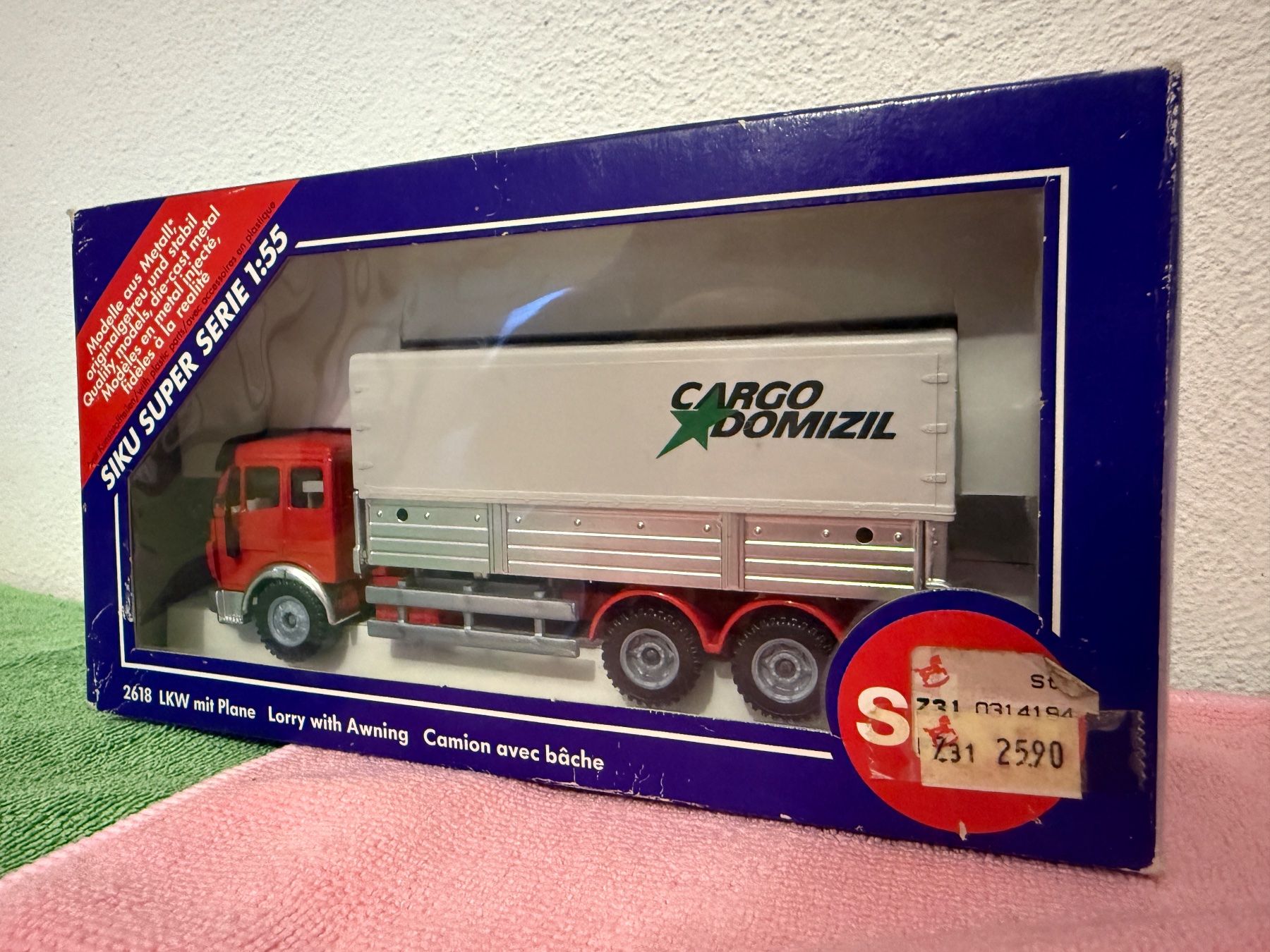 Siku Giocattoli: Siku 2618 LKW mit Plane – Nuovo e nell'imballaggio originale da Ennetbürgen venduto da Siku-Sammlung 1