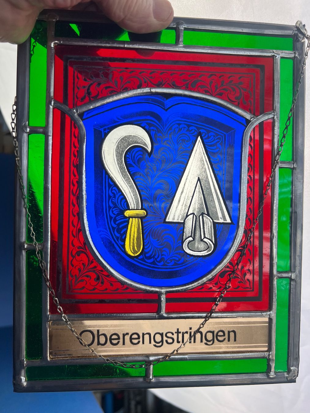 Sonstige Antiquitäten & Kunst: Wappenscheibe von Oberengstringen ungebraucht – Gebraucht aus Unterengstringen von Gustav03