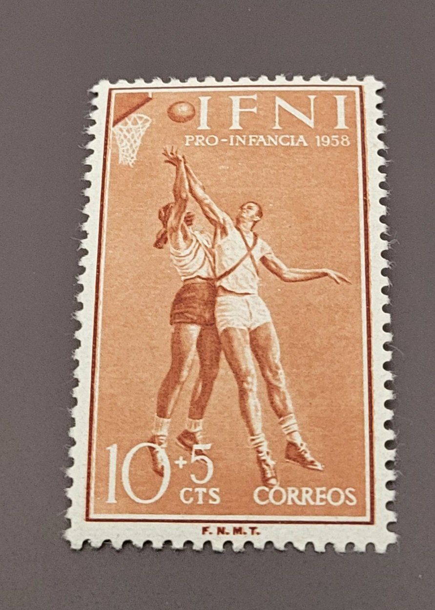 Tutti i francobolli: Ifni 1958 alte briefmarke – Usato da St Gallen venduto da Stampsalshobby