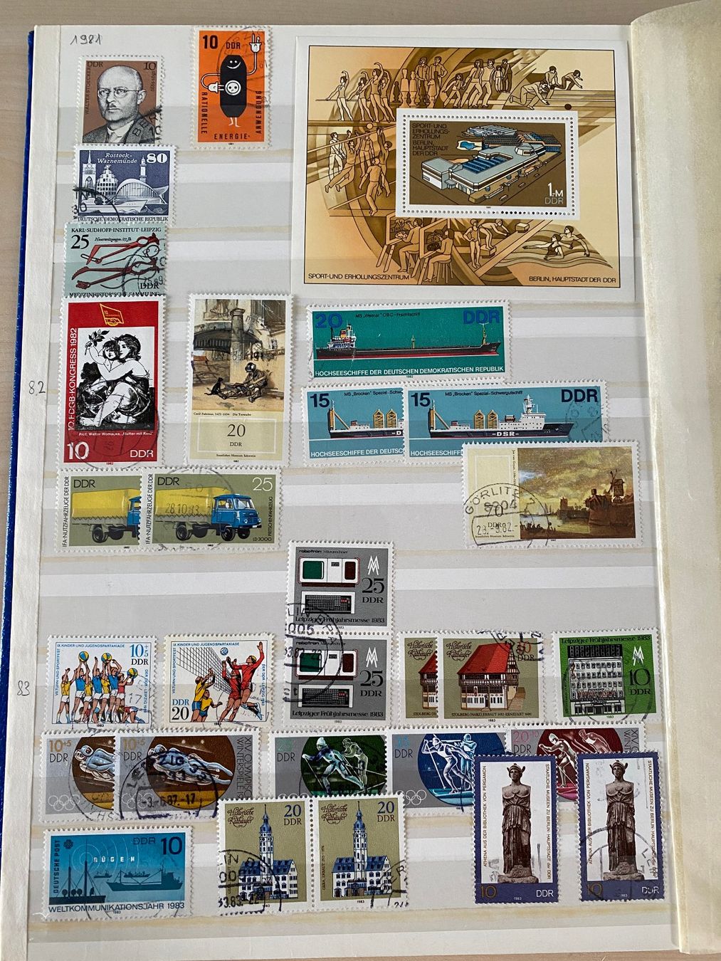 Alle Briefmarken: DDR Sammlung – Gebraucht aus Luterbach von dorohase 5