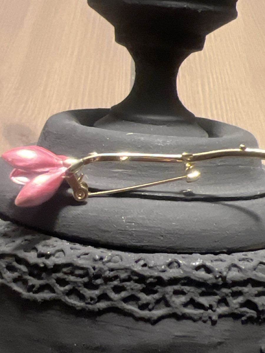 Broschen & Nadeln: Vintage Brosche, zarte rosa Blüte – Neu (gemäss Beschreibung) aus Seon von Sunny-Schmuck78 2