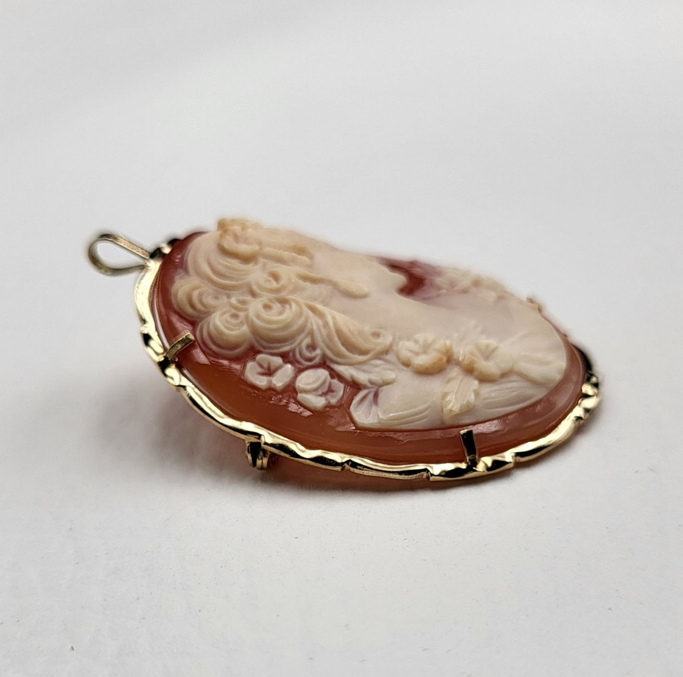 Ciondoli: Gold 585 Kamee Anhänger/Broche – Usato da Wald ZH venduto da Dasilver 4