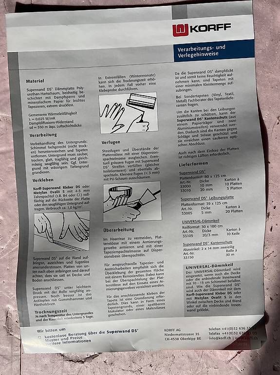 Sonstige Baumaterialien: Dämmplatten – Gebraucht aus schaffhausen von vincentw01 1