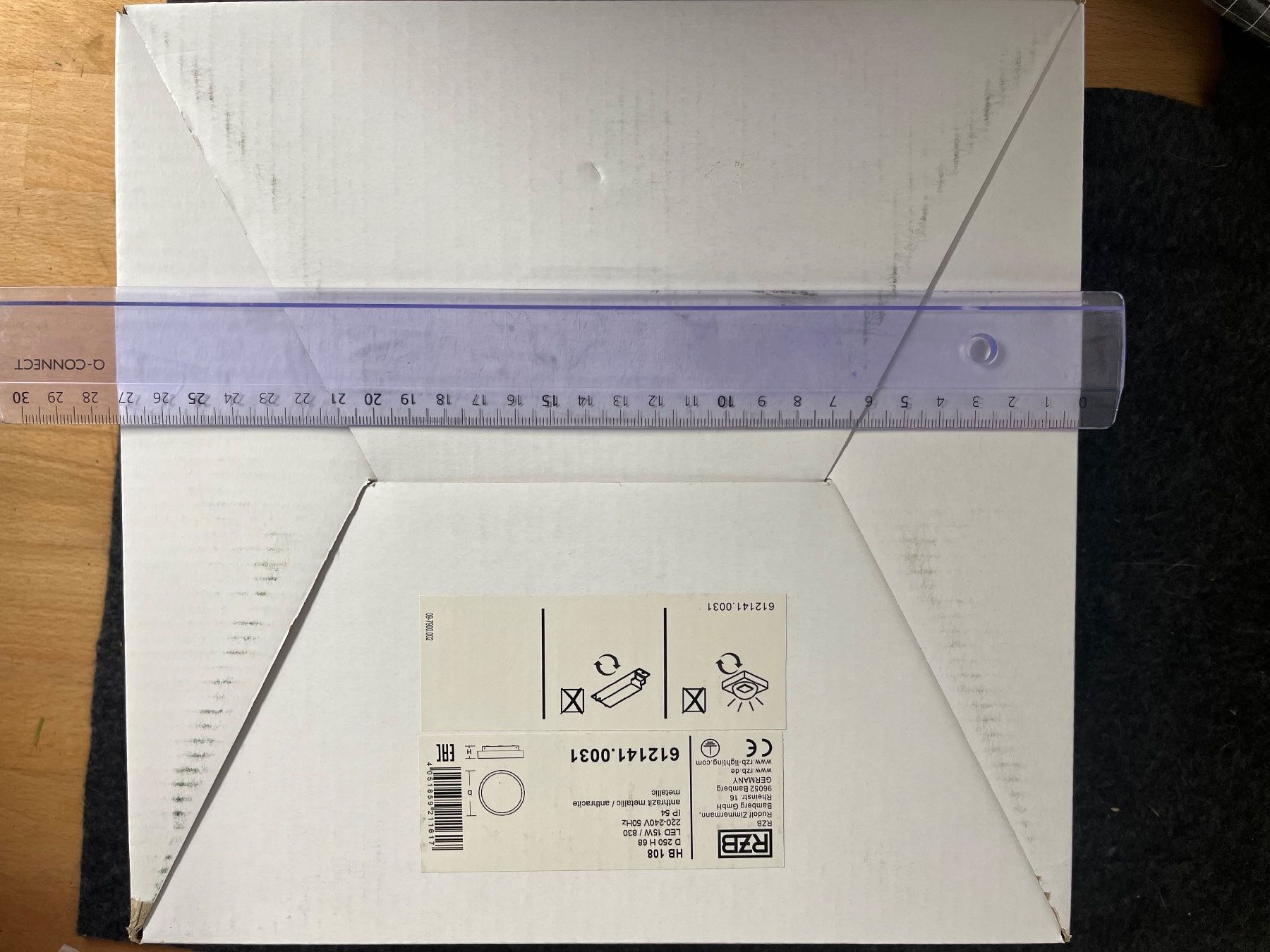 Lampade: RZB Leuchte (Schwarz) – Nuovo e nell'imballaggio originale da Lyss venduto da Syntec-EAT 1