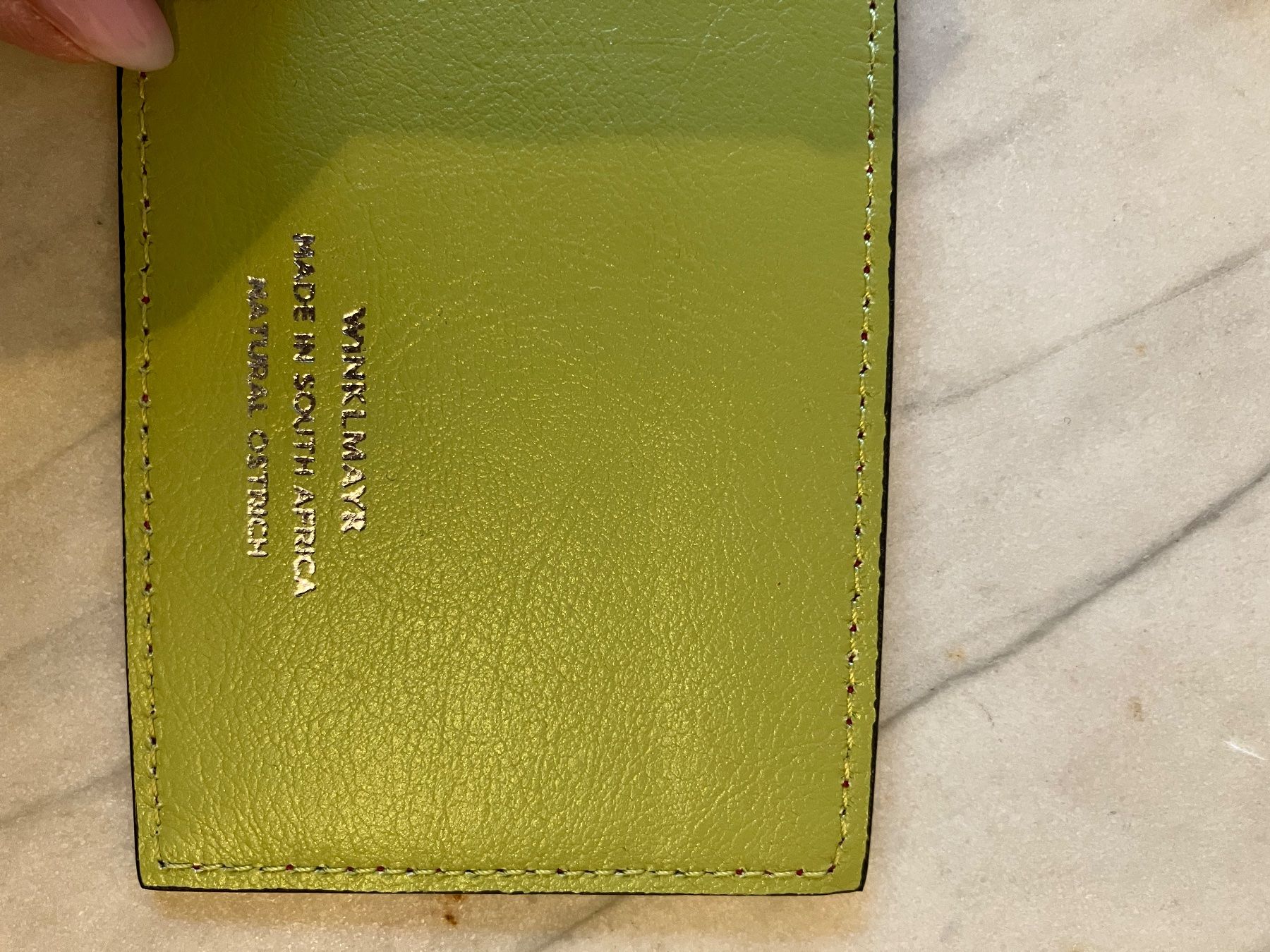 Brieftaschen: Neu Echtlederportemonnaie Straussenleder – Neu (gemäss Beschreibung) aus Herrliberg von spunggi 2