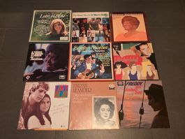 9 LPs Schallplatten Sammlung – Country, Gospel, Schlager....