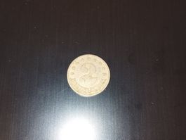 Pièce de 2 dinara de Yougoslavie 1953
