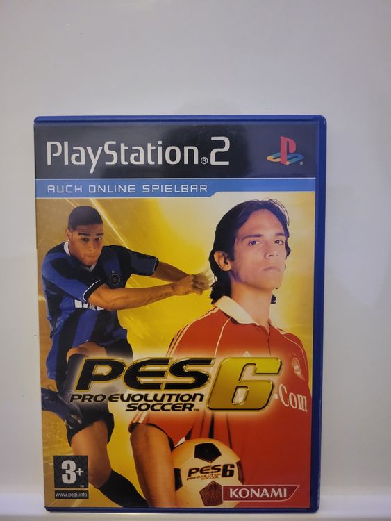 Jeu Pro Evolution Soccer 6 (PES 6) Pour PlayStation 2 - Version PAL Française - État Comme Neuf Avec Manuel