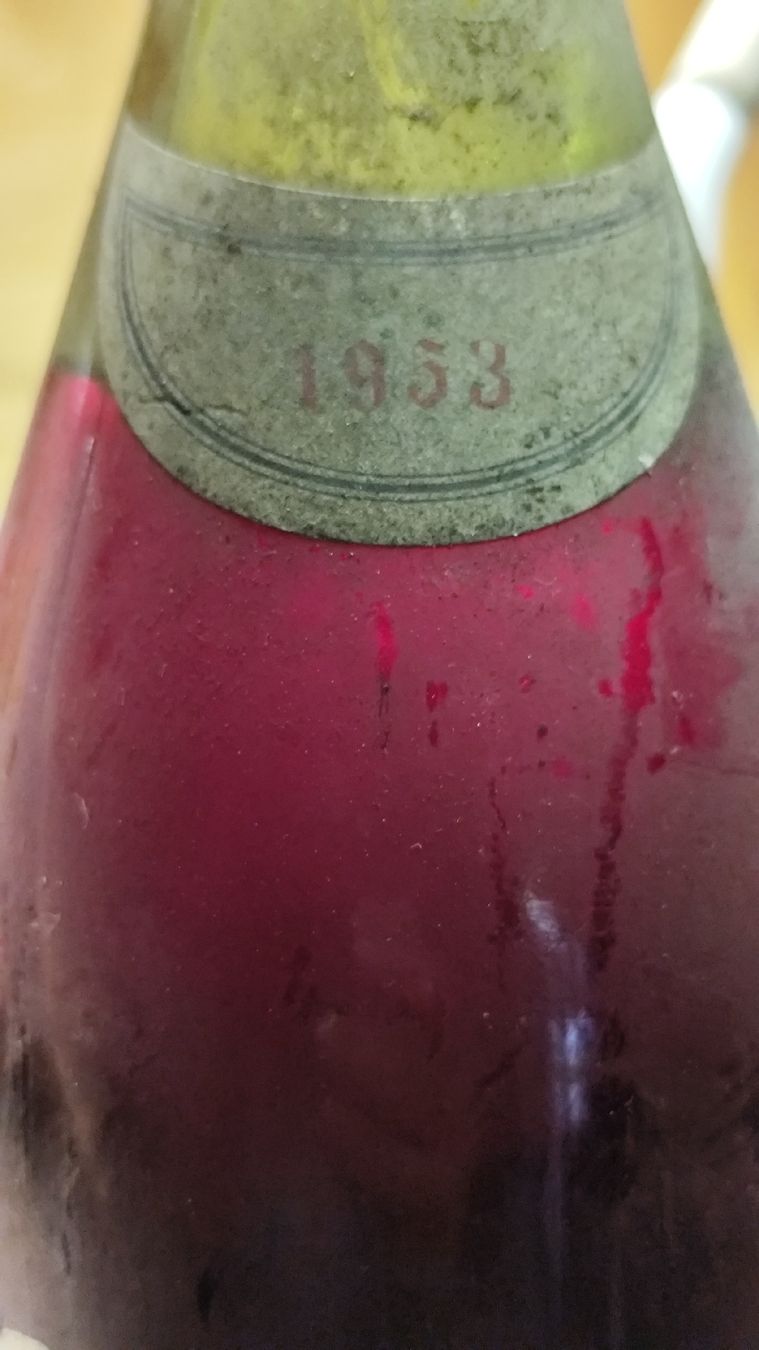 Vino: 1953 Vosne Romanée Robert Mathis – Nuovo (secondo la descrizione) da Büsserach venduto da Vintage-vins 4