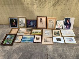 lot de 20 tableaux