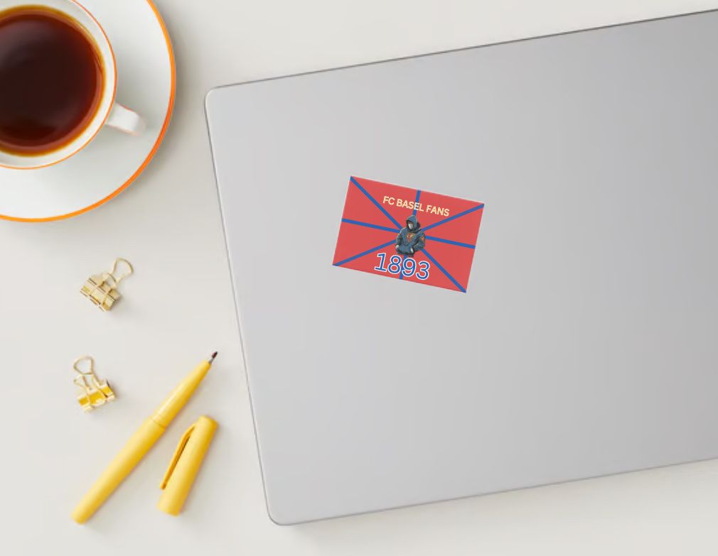 Aufkleber: FC Basel Sticker gross – Neu und originalverpackt aus Ettingen von simple.clap 2