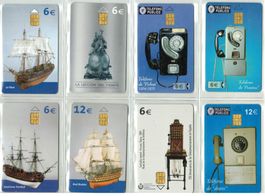 8 Telefonkarten Spanien