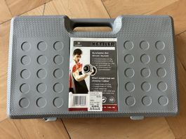 KETTLER Kurzhantel-Set 10 kg mit Koffer – Chrom/Gummi