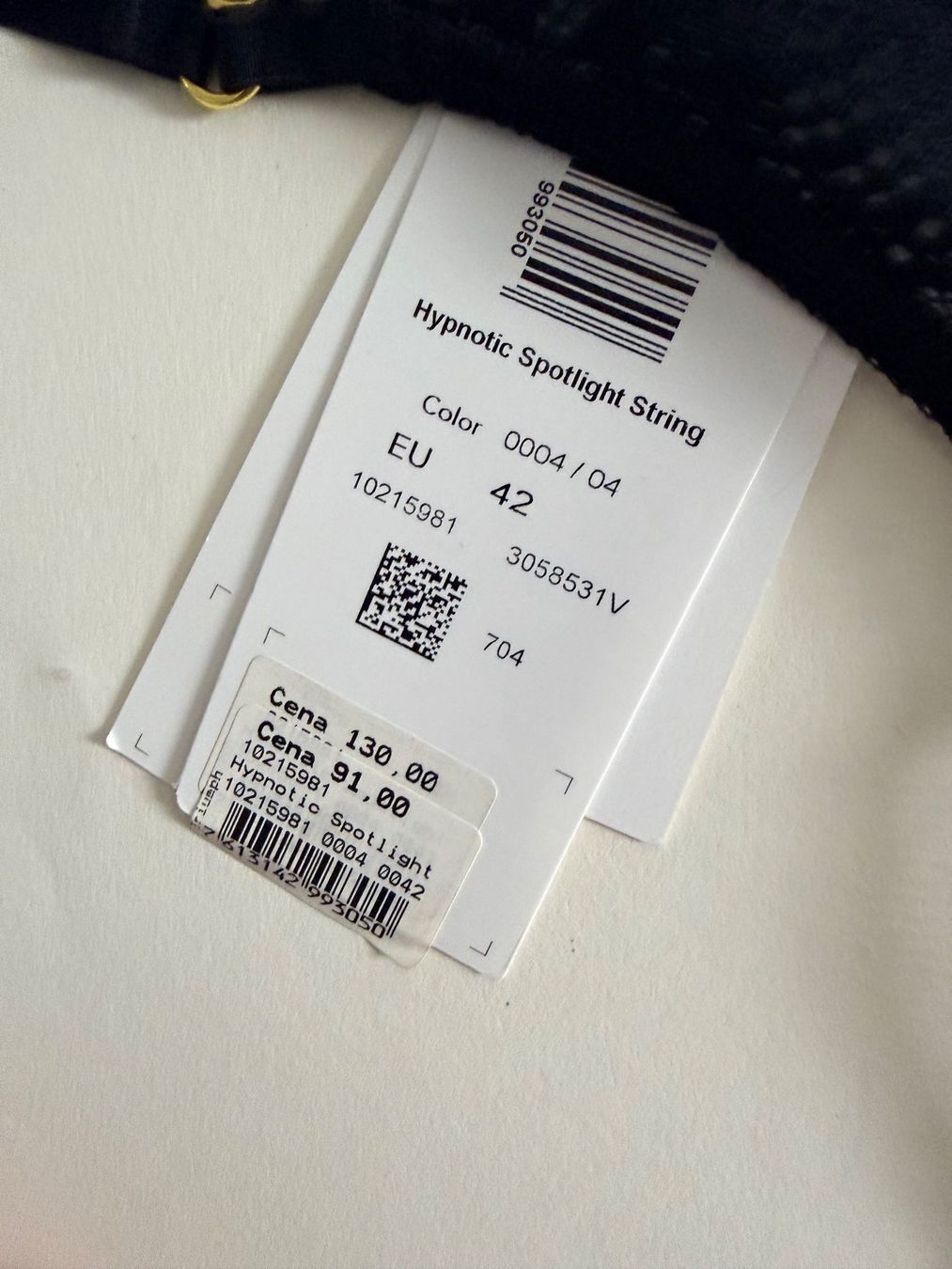 Triumph Altra biancheria intima: TRIUMPH, String HYPNOTIC SPOTLIGHT, Grösse 42, Schwarz – Nuovo e nell'imballaggio originale da Rudolfstetten venduto da gst_g7xl 5