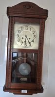 Wanduhr Regulator Holzgehäuse alt guter Zustand