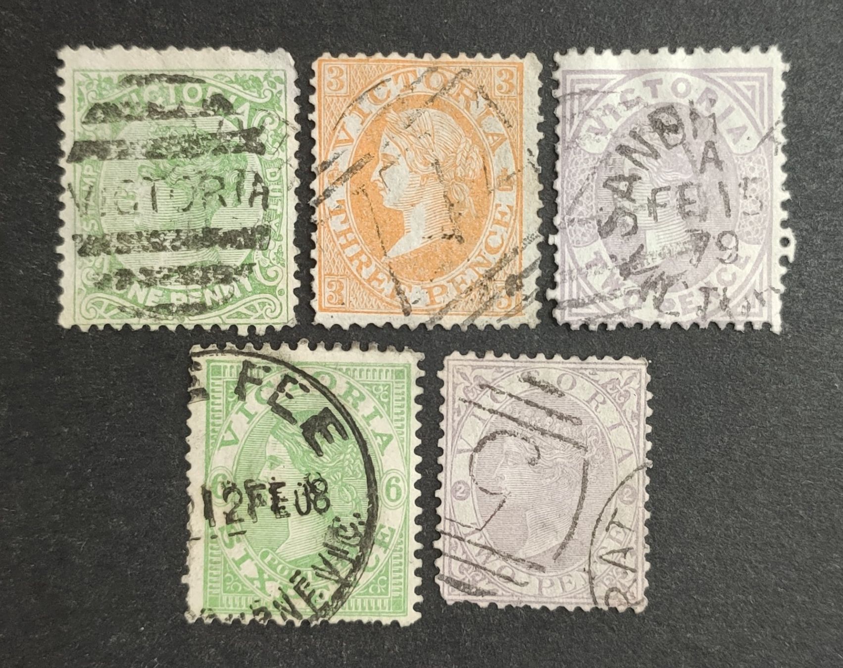 Alle Briefmarken: Victoria - Australien , LOT gestempelt – Gebraucht aus Wil SG von Zazal