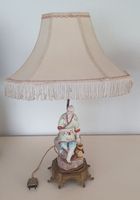 asiatische vintage Tischlampe - Porzellan Figur
