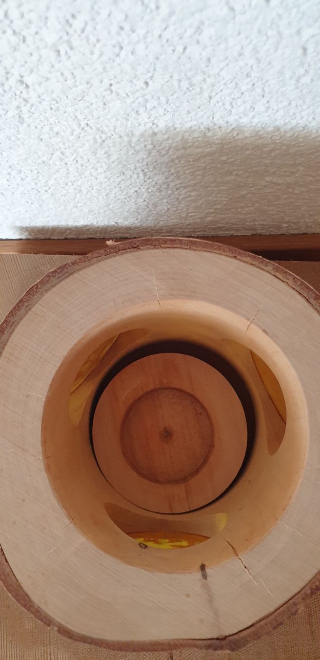 Tutte le decorazioni: Windlicht Birkenstamm mit Teelichthalter – Usato da Wildhaus venduto da enzian66 4