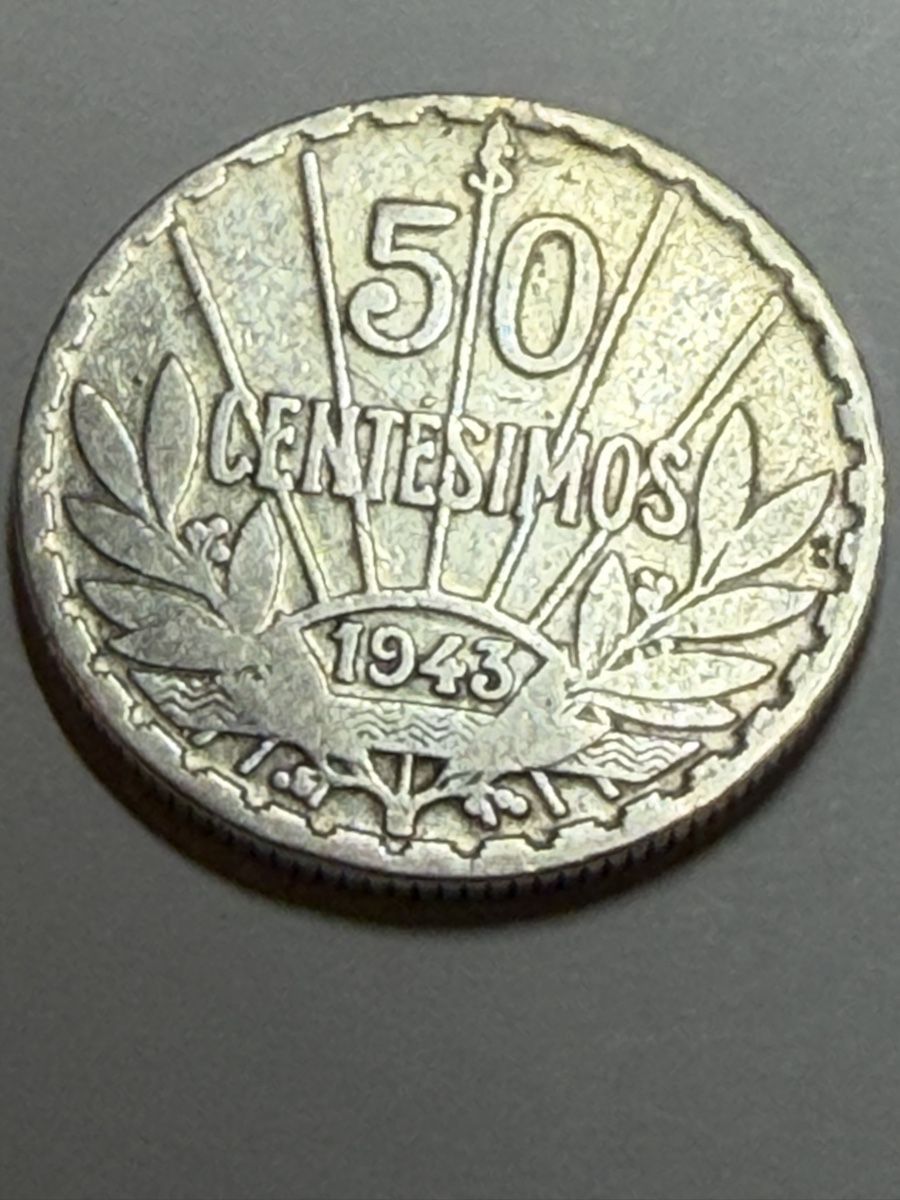 Toutes les monnaies: Uruguay - 50 centimes - 1943 - AG  – D'occasion à Payerne par Mike1682