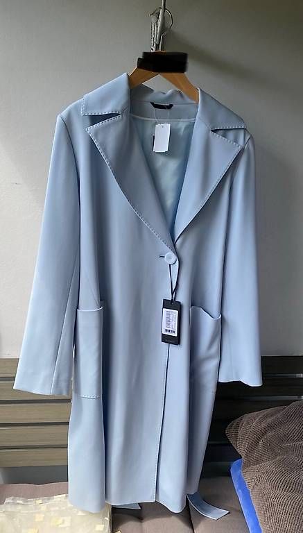 Cappotti: Trench Coat Ice Blue – Nuovo e nell'imballaggio originale da Zürich venduto da pinish 3