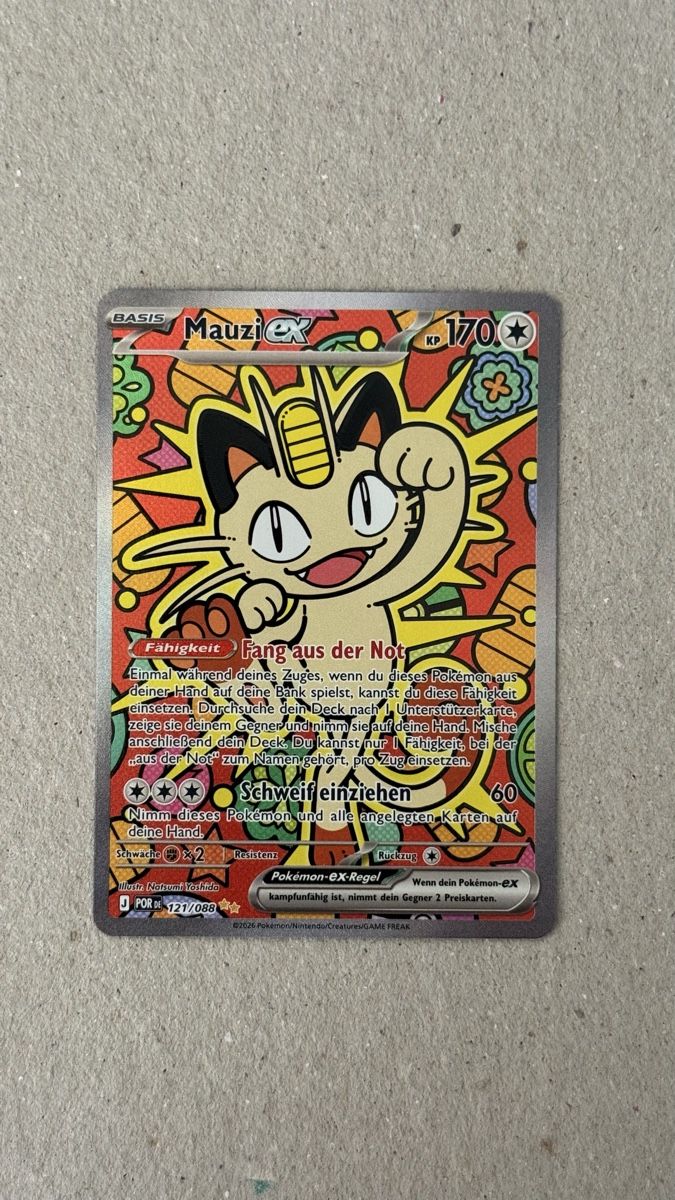 Pokémon Carte collezionabili: Pokémon Meowth ex Perfect Order 121/088 DE – Nuovo (secondo la descrizione) da Meggen venduto da awk_nkn7 1