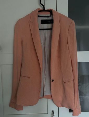 Blazer Farbe Lachs / rosa / Gr. XS / Zara