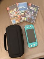 Nintendo Switch Lite mit Tasche und 3 Spielen