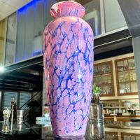 MURANO VINTAGE XL VASE AUS 70-ER, H-39,5 CM, TOP ZUSTAND