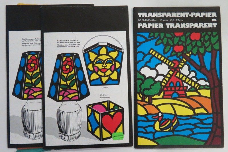  Transparentpapier Bastelpapier (Gebraucht) in Hirschthal für CHF 3 Illustration 