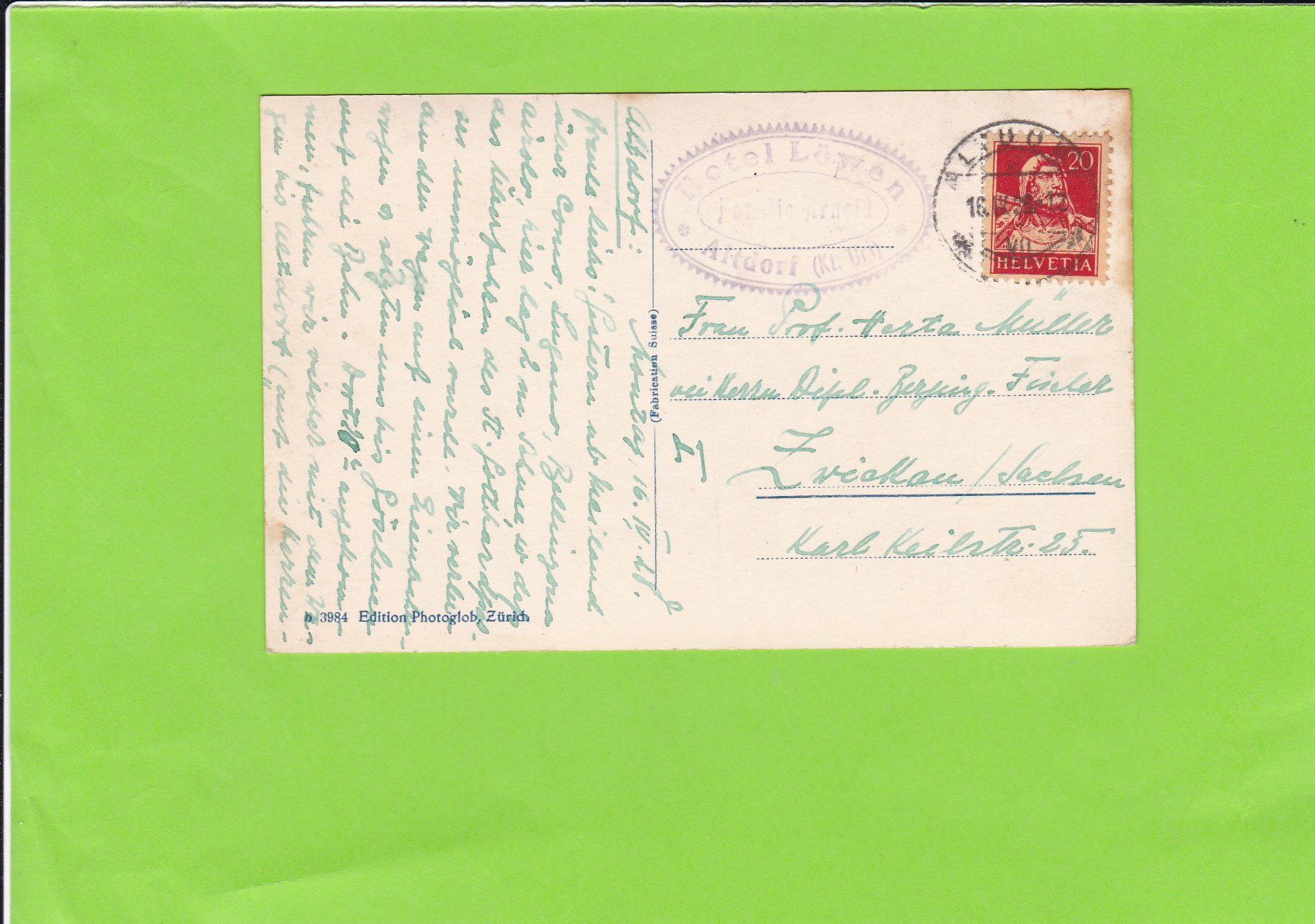 Cartoline postali: Altdorf, Dorfplatz, Tram – Usato da St. Peterzell venduto da neckertal 1