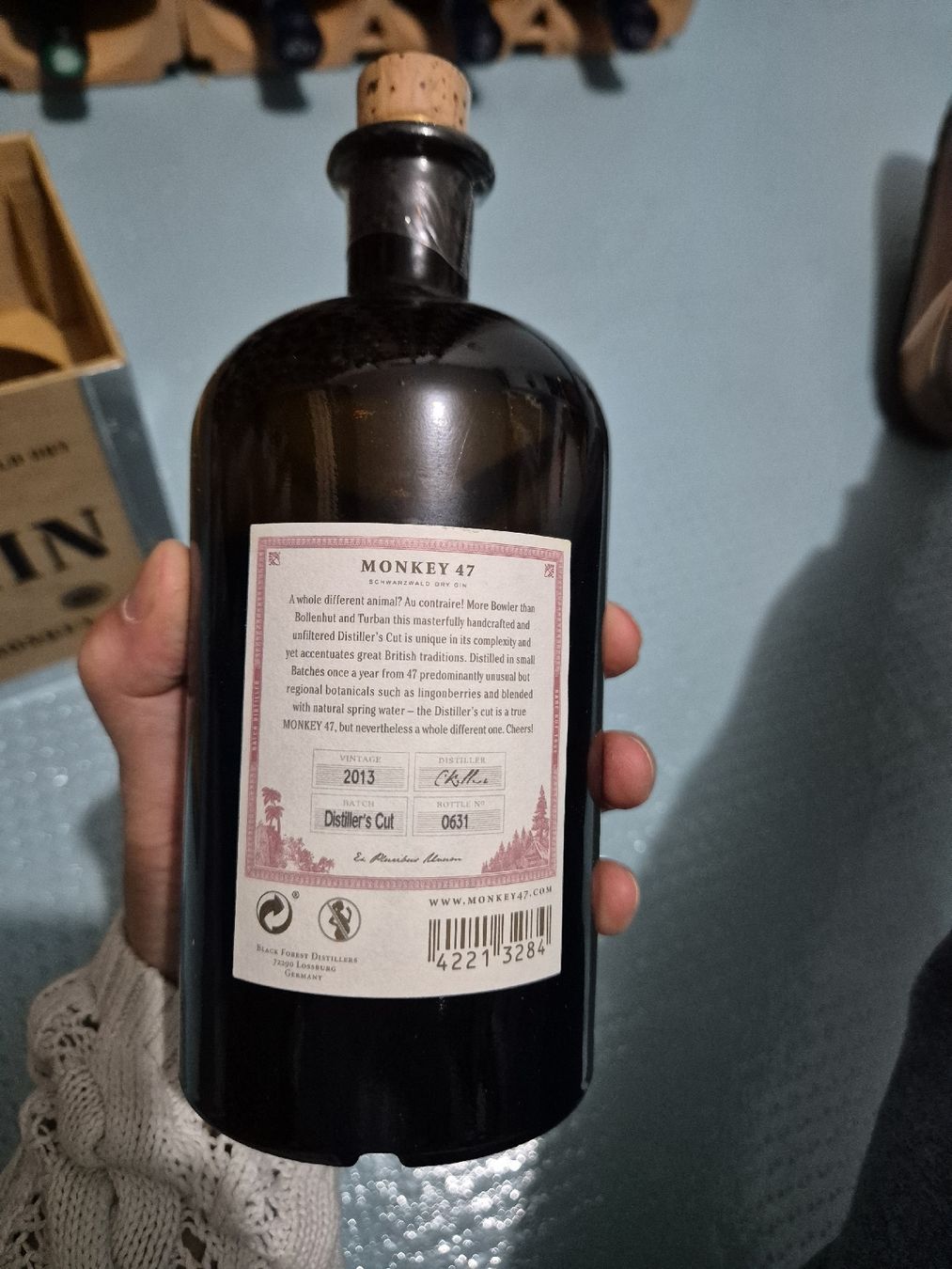 Monkey 47 Spirituosen: Monkey 47 Distiller's cut 2013 – Neu und originalverpackt aus Reinach BL von StephanBG 2