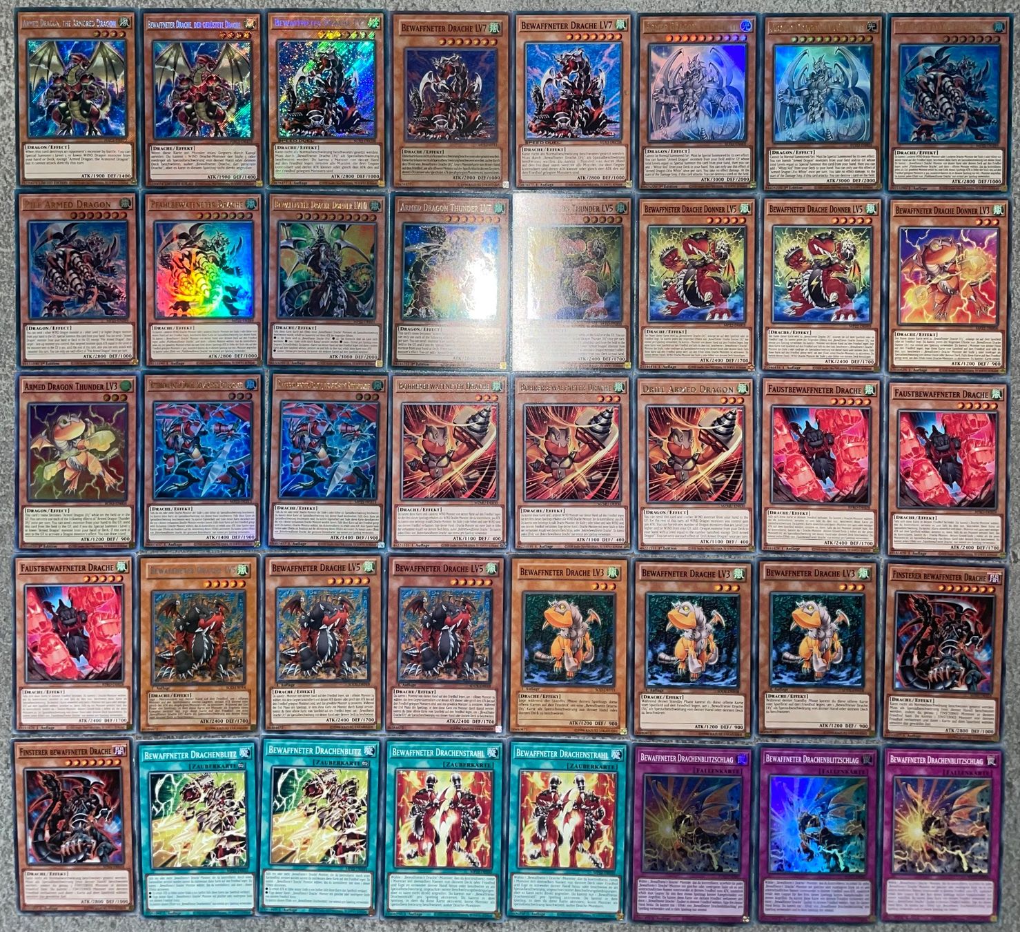 Yugioh Carte collezionabili: YuGiOh Bewaffneter Drache Deck – Nuovo (secondo la descrizione) da Altstätten SG venduto da ChangeMaker