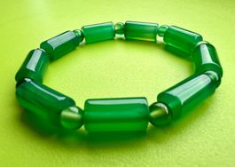 Marbel - Marmor ArmBanD… 8 mm Breit - 20cm Länge elastisch N