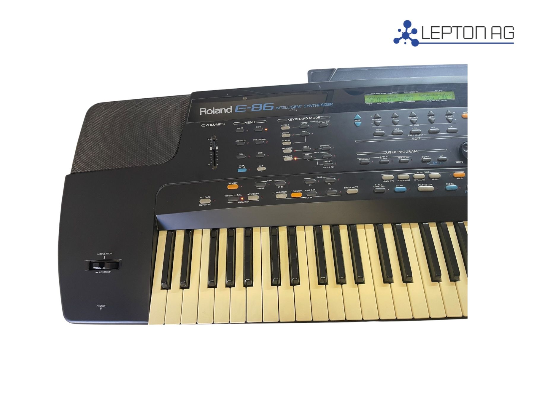 Roland Strumenti musicali: Roland E-86 Intelligent Synthesizer/ Keyboard – Usato da Niederdorf venduto da LeptonAG 3