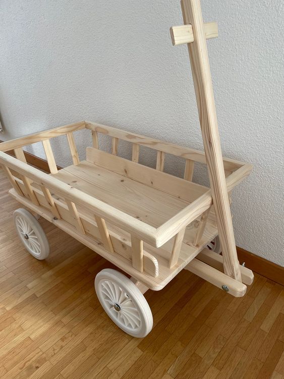 Leiterwagen Holz Gro
