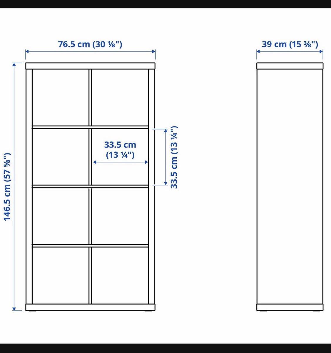 Ikea Regale: Kallax weiss 77x147 – Gebraucht aus Saland von Francyherrera 2